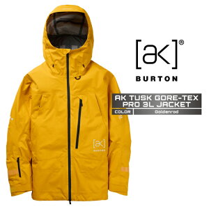 2024-25 BURTON Men's [ak] TUSK GORE-TEX PRO 3L JACKET Goldenrod o[g SAebNX Xm[{[h EFA WPbg Y 24-25 2025 {Ki