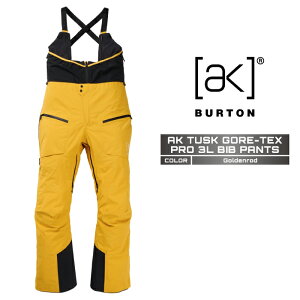 2024-25 BURTON Men's [ak] TUSK GORE-TEX PRO 3L BIB PANTS Goldenrod o[g SAebNX Xm[{[h EFA rupc Y 24-25 2025 {Ki