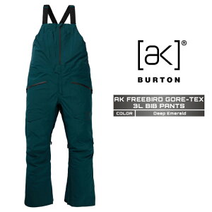 2024-25 BURTON Men's [ak] FREEBIRD GORE-TEX 3L BIB PANTS Deep Emerald o[g SAebNX Xm[{[h EFA rupc Y 24-25 2025 {Ki