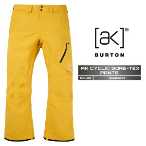 2024-25 BURTON Men's [ak] CYCLIC GORE-TEX PANTS Goldenrod o[g SAebNX Xm[{[h EFA pc Y 24-25 2025 {Ki
