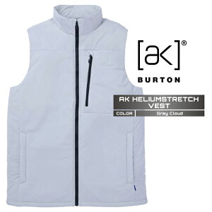 2024-25 BURTON Men's [ak] HELIUM STRETCH VEST Gray Cloud o[g Xm[{[h EFA WPbg Y 24-25 2025 {Ki