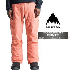 2024-25 BURTON Men's BALLAST GORE-TEX PANTS Peach Echo �o�[�g�� �S�A�e�b�N�X �X�m�[�{�[�h �E�F�A �p���c �����Y 24-25 2025 ���{���K�i