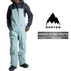 2024-25 BURTON Men's RESERVE BIB PANTS Petrol Green o[g Xm[{[h EFA rupc Y 24-25 2025 {Ki
