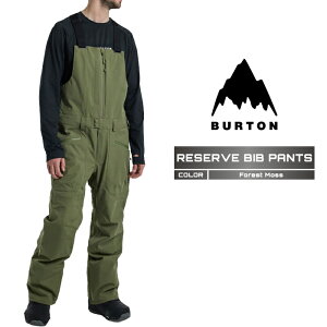 2024-25 BURTON Men's RESERVE BIB PANTS Forest Moss o[g Xm[{[h EFA rupc Y 24-25 2025 {Ki