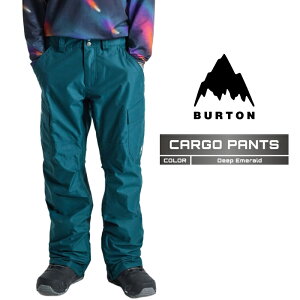 2024-25 BURTON Men's CARGO PANTS Deep Emerald o[g Xm[{[h EFA pc Y 24-25 2025 {Ki