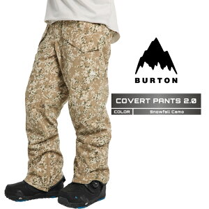 2024-25 BURTON Men's COVERT PANTS 2.0 Snowfall Camo o[g Xm[{[h EFA pc Y 24-25 2025 {Ki