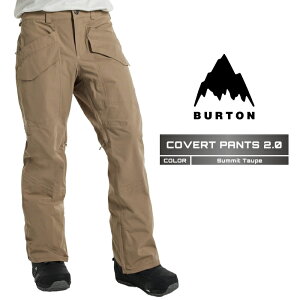 2024-25 BURTON Men's COVERT PANTS 2.0 Summit Taupe o[g Xm[{[h EFA pc Y 24-25 2025 {Ki