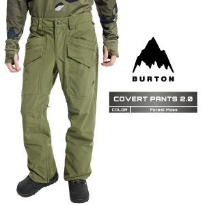 2024-25 BURTON Men's COVERT PANTS 2.0 Forest Moss o[g Xm[{[h EFA pc Y 24-25 2025 {Ki