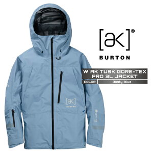 2024-25 BURTON Women's [ak] TUSK GORE-TEX PRO 3L JACKET Dusty Blue o[g SAebNX Xm[{[h EFA WPbg fB[X 24-25 2025 {Ki