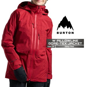 2024-25 BURTON Women's PILLOWLINE GORE-TEX JACKET Deep Red o[g SAebNX Xm[{[h EFA WPbg fB[X 24-25 2025 {Ki
