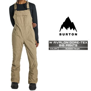 2024-25 BURTON Women's AVALON GORE-TEX BIB PANTS Summit Taupe o[g SAebNX Xm[{[h EFA rupc fB[X 24-25 2025 {Ki