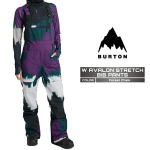 ySi|Cg10{IvGg[2020:00`2701:59z2024-25 BURTON Women's AVALON STRETCH BIB PANTS Forest Chalk o[g Xm[{[h EFA rupc fB[X 24-25 2025 {Ki