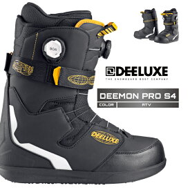 2024-25 DEELUXE DEEMON PRO S4 ATV ディーラックス ディーモン ブラック スノーボード ブーツ メンズ レディース 日本正規品 予約商品