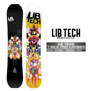 2024-25 LIBTECH 20 YEAR T.RICE PRO CAMBER uebN grX CX v Lo[ Xm[{[h  Y 24-25 {Ki