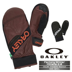 2024-25 OAKLEY FACTORY WINTER MITTENS 2.0 Grenache / Black Out I[N[ Xm[{[h XL[ O[u Y fB[X 24-25 {Ki