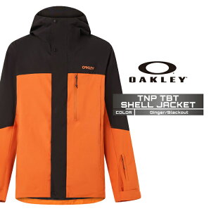 2024-25 OAKLEY TNP TBT SHELL JACKET Ginger Blackout I[N[ Xm[{[h XL[ EFA WPbg Y 24-25 {Ki