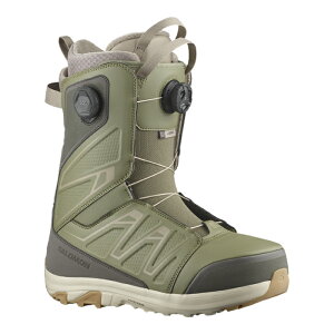 2024-25 SALOMON LAUNCH BOA SJ BOA Deep Lichen Green / Beluga / Vintage Khaki サロモン ローンチ ボア ストレートジャケット ボア グリーン スノーボード ブーツ メンズ 24-25 2025 日本正規品