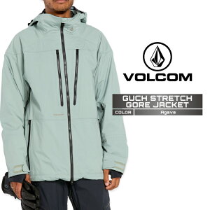 2024-25 VOLCOM GUCH STRETCH GORE JACKET Agave �{���R�� �X�m�[�{�[�h �E�F�A�[ �W���P�b�g �S�A�e�b�N�X �����Y 24-25 2025 ���{���K�i
