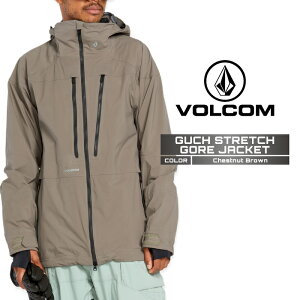2024-25 VOLCOM GUCH STRETCH GORE JACKET Chestnut Brown �{���R�� �X�m�[�{�[�h �E�F�A�[ �W���P�b�g �S�A�e�b�N�X �����Y 24-25 2025 ���{���K�i