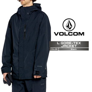 2024-25 VOLCOM L GORE-TEX JACKET Black ボルコム スノーボード ウェアー ジャケット ゴアテックス メンズ 24-25 2025 日本正規品