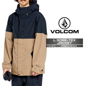 2024-25 VOLCOM L GORE-TEX JACKET Chestnut Brown ボルコム スノーボード ウェアー ジャケット ゴアテックス メンズ 24-25 2025 日本正規品