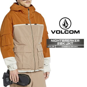 2024-25 VOLCOM NIGHTBREAKER 20K JKT Chestnut Brown {R Xm[{[h EFA[ WPbg Y 24-25 2025 {Ki