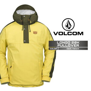 2024-25 VOLCOM LONGO 20K PULLOVER Dark Yellow {R Xm[{[h EFA[ WPbg Y 24-25 2025 {Ki