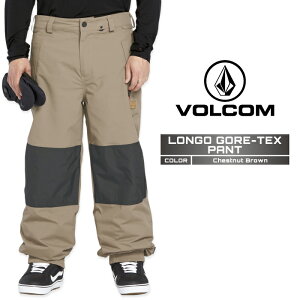 2024-25 VOLCOM LONGO GORE-TEX PANT Chestnut Brown {R Xm[{[h EFA[ pc SAebNX Y 24-25 2025 {Ki