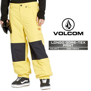 2024-25 VOLCOM LONGO GORE-TEX PANT Dark Yellow {R Xm[{[h EFA[ pc SAebNX Y 24-25 2025 {Ki