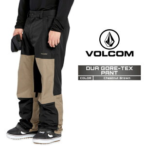 2024-25 VOLCOM DUA GORE-TEX PANT Chestnut Brown ボルコム スノーボード ウェアー パンツ ゴアテックス メンズ 24-25 2025 日本正規品