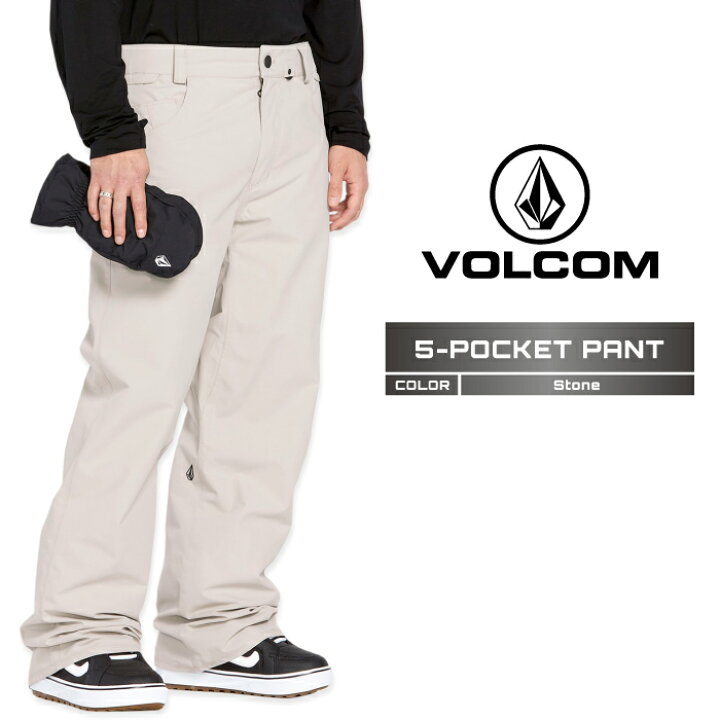 楽天市場】2024-25 VOLCOM 5-POCKET PANT Stone ボルコム スノーボード 