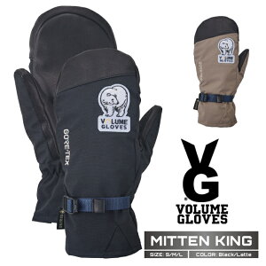 2024-25 VOLUME GLOVES MITTEN KING Black / Latte {[ O[u SAebNX GORE-TEX ~bg ~g Xm[{[h  2025 24-25 2025 {Ki