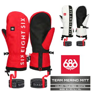 2025-26 686 TEAM MERINO MITT True Red / White VbNXGCgVbNX Xm[{[h XL[ O[u Y fB[X 25-26 {Ki