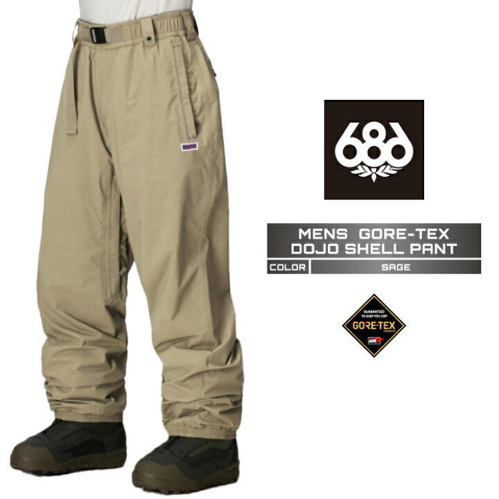 楽天市場】2025-26 686 MENS GORE-TEX DOJO SHELL PANT Sage シックス 
