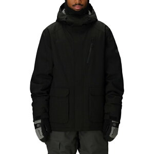 2025-26 686 MENS NIGHTLINE INSULATED JACKET Black Herringbone シックスエイトシックス スノーボード ウェア ジャケット メンズ 25-26 日本正規品