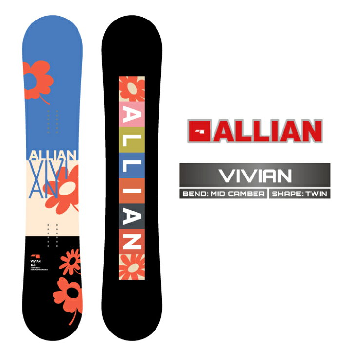 楽天市場】2025-26 ALLIAN VIVIAN アライアン ビビアン スノーボード 