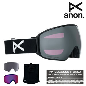 2025-26 ANON M4 TORIC + POLARIZED LENS Black/Perceive Polar Onyx Am Xm[{[h S[O 25-26 {Ki \񏤕i