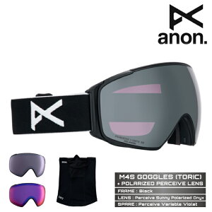 2025-26 ANON M4S TORIC + POLARIZED LENS Black/Perceive Polar Onyx Am Xm[{[h S[O 25-26 {Ki