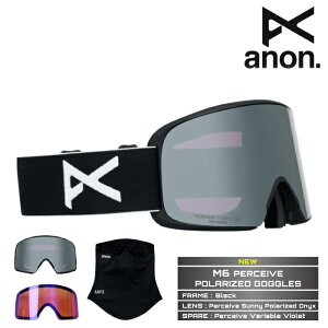 2025-26 ANON M6 PERCEIVE POLARIZED Black/Perceive Polar Onyx Am Xm[{[h S[O 25-26 {Ki