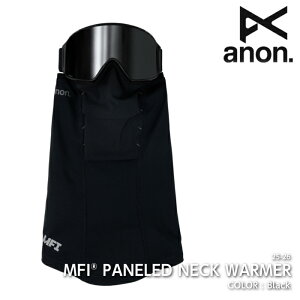 2025-26 ANON MFI PANELED NECKWARMER Black Am Xm[{[h lbNEH[}[ 25-26 {Ki