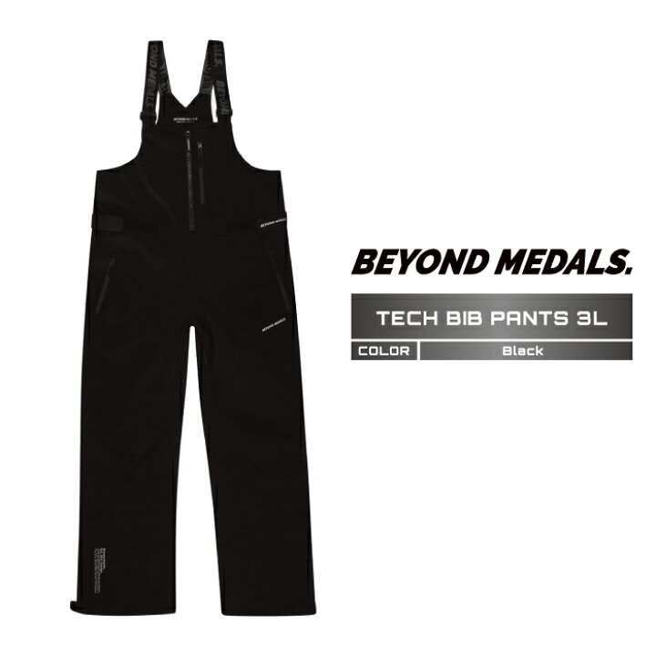 楽天市場】2025-26 BEYOND MEDALS TECH BIB PANTS 3L Black ビヨンド 