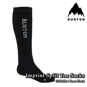 2025-26 BURTON IMPRINT SPLIT TOE SOCKS True Black o[g Cvg Xvbg gD[ \bNX Xm[{[h \bNX C Y 25-26 {Ki
