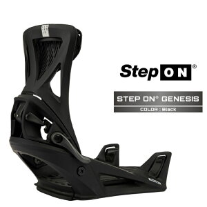 2025-26 BURTON MEN'S STEP ON GENESIS Black �o�[�g�� �X�e�b�v�I�� �W�F�l�V�X �X�m�[�{�[�h �r���f�B���O �o�C���f�B���O �����Y ���{���K�i 25-26