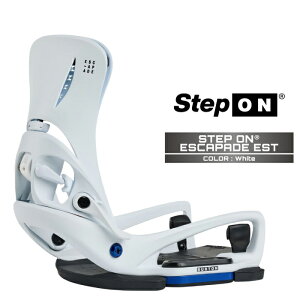 2025-26 BURTON WOMEN'S STEP ON ESCAPADE EST White o[g XebvI GXJyCh C[GXeB Xm[{[h rfBO oCfBO fB[X {Ki 25-26 \񏤕i