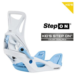 2025-26 BURTON KIDS' STEP ON Dusty Blue o[g XebvI Xm[{[h rfBO oCfBO LbY [X ǂ {Ki 25-26