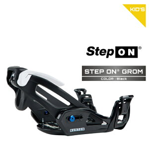 2025-26 BURTON KIDS' STEP ON GROM Black o[g XebvI O Xm[{[h rfBO oCfBO LbY [X ǂ {Ki 25-26