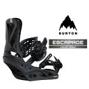 2025-26 BURTON WOMEN'S ESCAPADE Black バートン エスカペイド スノーボード ビンディング バインディング レディー…