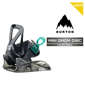 2025-26 BURTON KIDS' MINI GROM DISC Black o[g ~j O fBXN Xm[{[h rfBO oCfBO LbY [X ǂ {Ki 25-26 \񏤕i