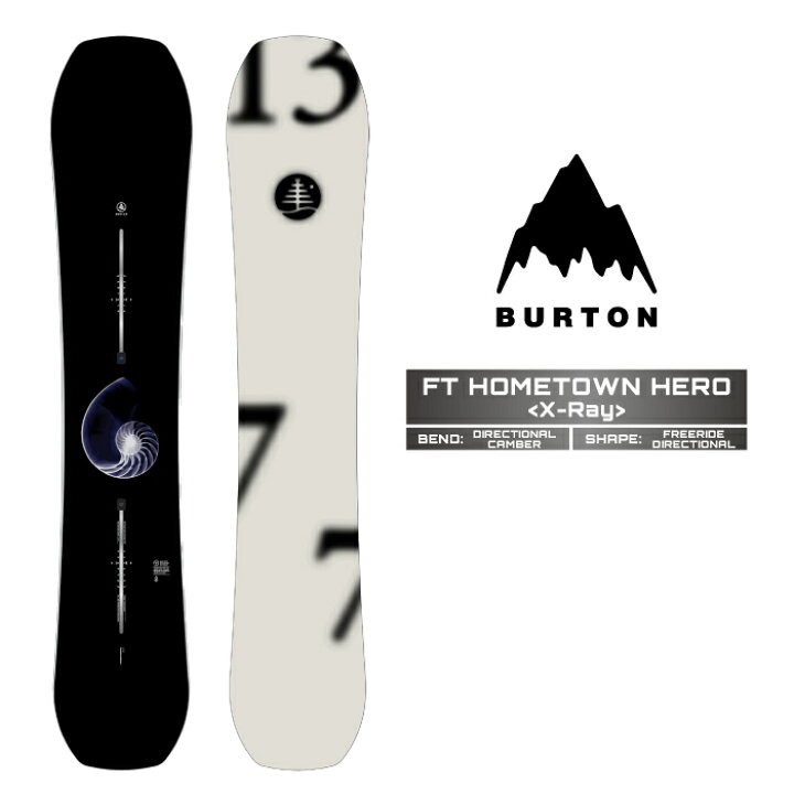 BURTON FT HOMETOWN HERO 156cm 楽天市場 2025-26 BURTON FT HOMETOWN 