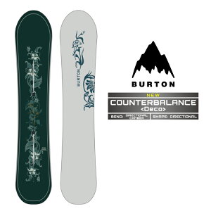 2025-26 BURTON COUNTERBALANCE Deco o[g JE^[oX Xm[{[h  Y fB[X {Ki 25-26 \񏤕i